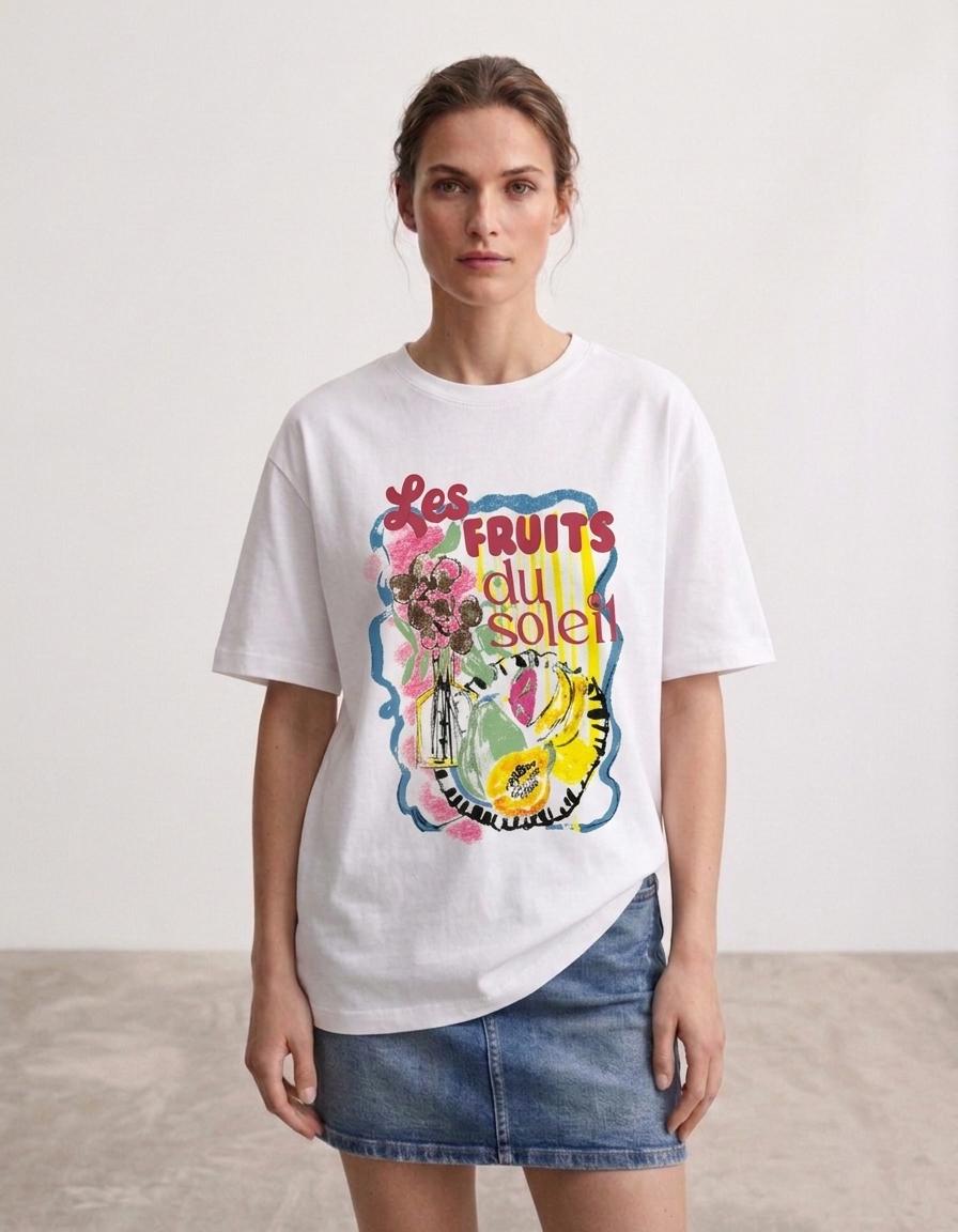 11062 LES FRUITS BASKI TSHİRT